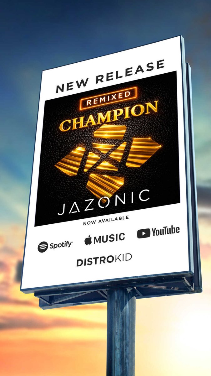 Jazonicofficial's tweet photo. Remember champion? Remixed and remastered coming in January! Pre save below: 👇 
https://t.co/qJBOACGhv5 https://t.co/KzTuv0Pha1