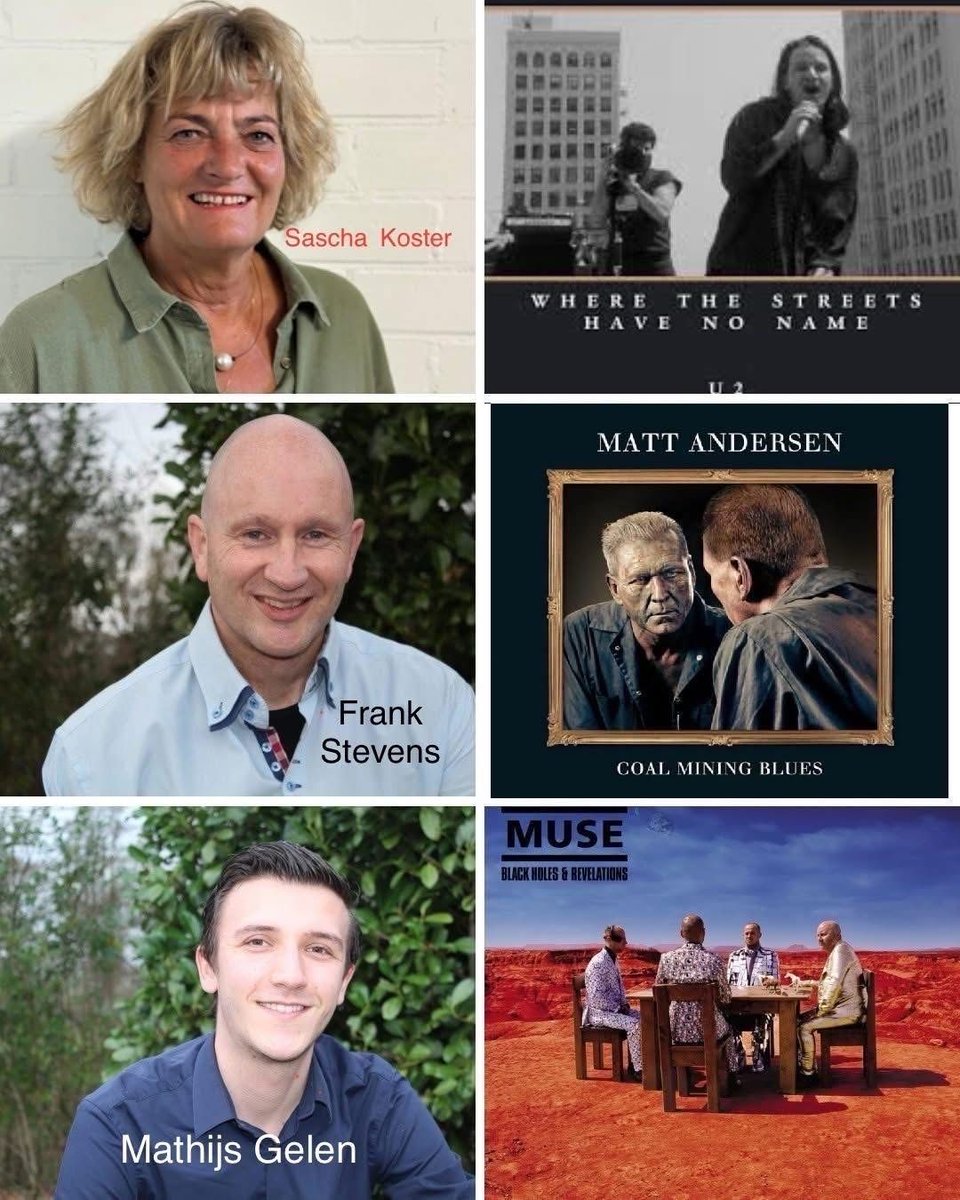 Van de volgende drie kandidaten op de lijst van GroenLinks PvdA In Beweging zijn dit hun favorieten voor de Top2000