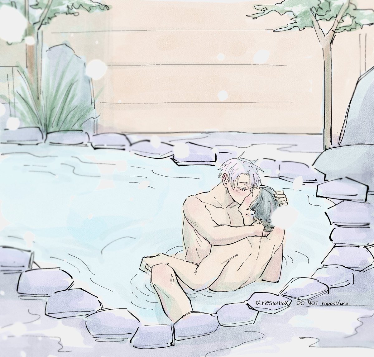 温泉夏五〜♨️