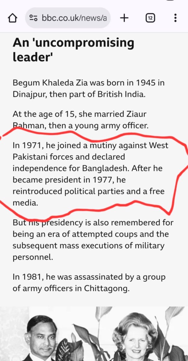 Tkbaul's tweet photo. @BBCWorld @qadirkallol How dare you mention the independence of Bangladesh as "mutiny"  and Zia as a person who declared independence in this report? https://t.co/SIPFNoKIsy https://t.co/cE5HyVEEAe