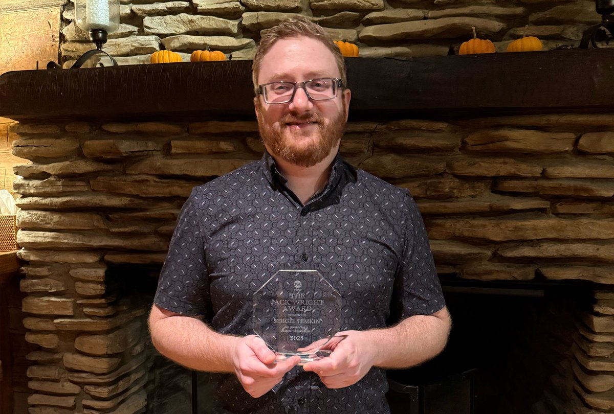 In honor of Jack Wright’s incredible legacy, we’ve created the Jack Wright Award. Our first recipient, Sergei Temkin, exemplifies Jack’s dedication and heart for helping others.
Full story ↓
 bit.ly/3YkTWFZ
