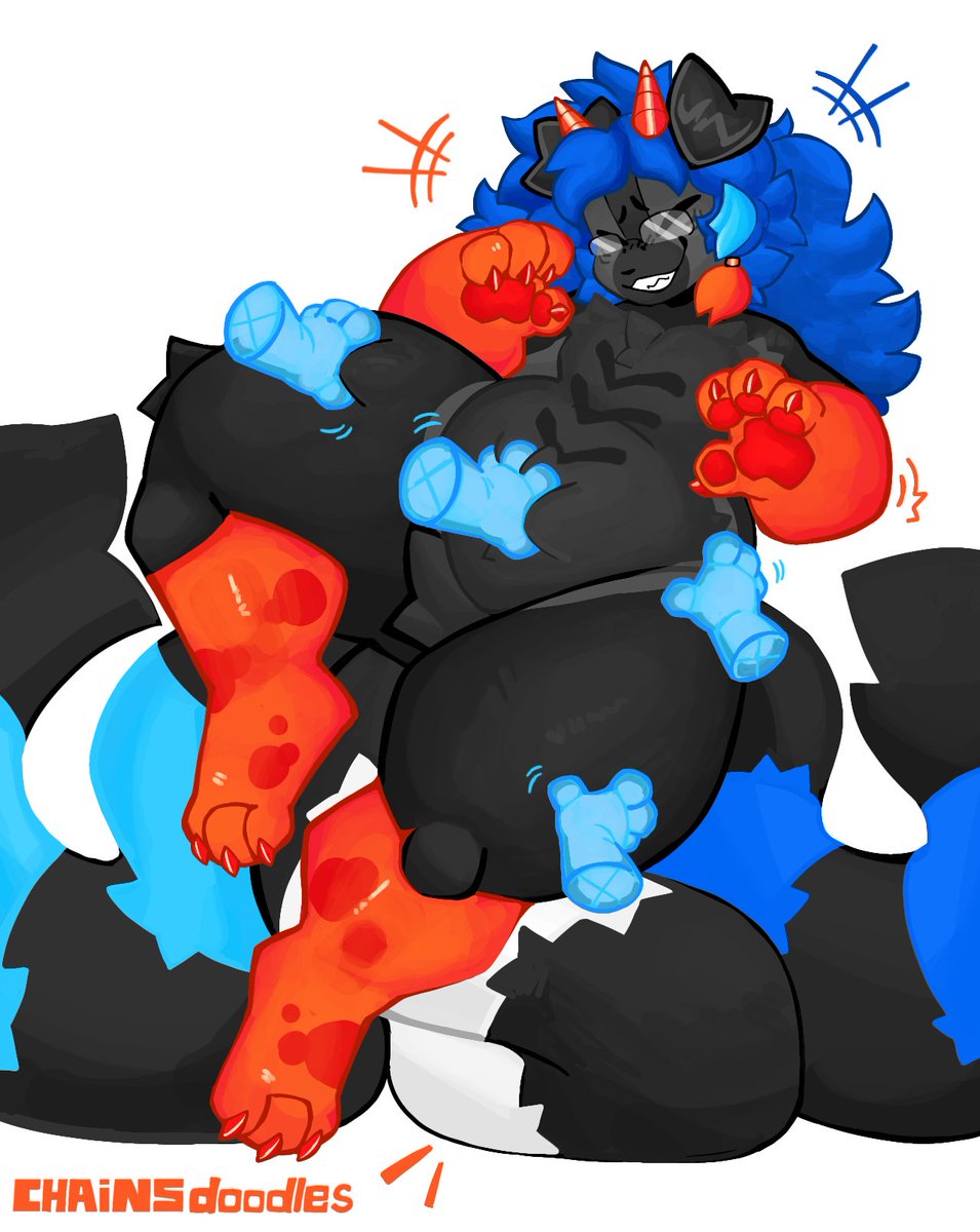 Chainsdoodles's tweet image. Puppy belly rubs 
-
Com//m