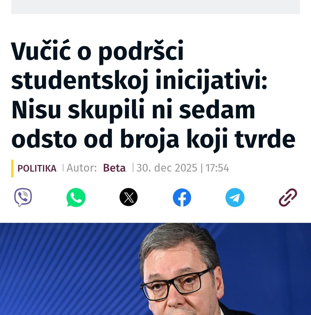 Da je jak kao pre, odgovorio bi tako što bi on sakupio mnogo više potpisa.

Ovo je samo dokaz da je baš propao.