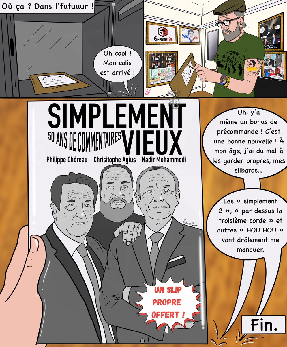 RedZombenRacing's tweet image. Dans un monde parallèle, @PhilippeChereau, @CAgiusILD et @NadirMohammedi_ ont continué sans rien changer pendant 25 autres années… et j’ai continué la BD aussi. 
Mais dans le monde réel… une page se tourne 📖
Rigolons une dernière fois ensemble 🙂 ! 

À c’soir #WWERaw ! #ABWWE