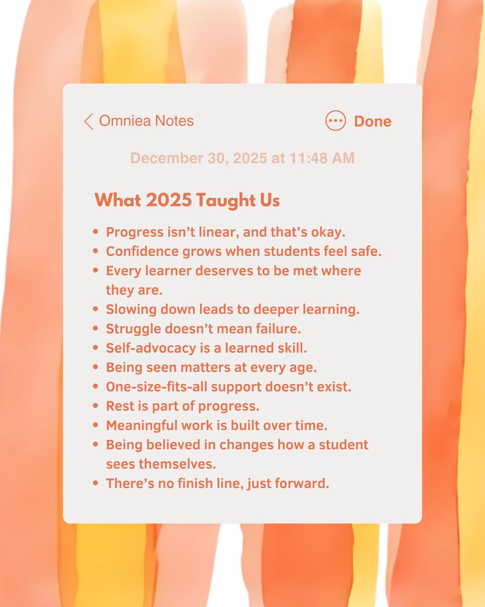 Closing off 2025 with gratitude for the lessons, the growth, and the people who shaped this year. 

Heading into 2026 grounded in our values, confident in our direction, and excited for another year of learning 🧡