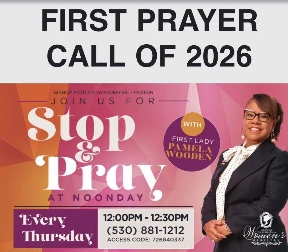 _UR_Women's tweet photo. Should the Lord delay His coming, our first Thursday prayer call of 2026 will be held on New Year’s Day. This is a powerful opportunity to begin the year in prayer; do not miss it!

Our Noon Day Prayer dial-in number is (530) 881-1212. The access code is 726-840-337. https://t.co/RHRk136rZ0