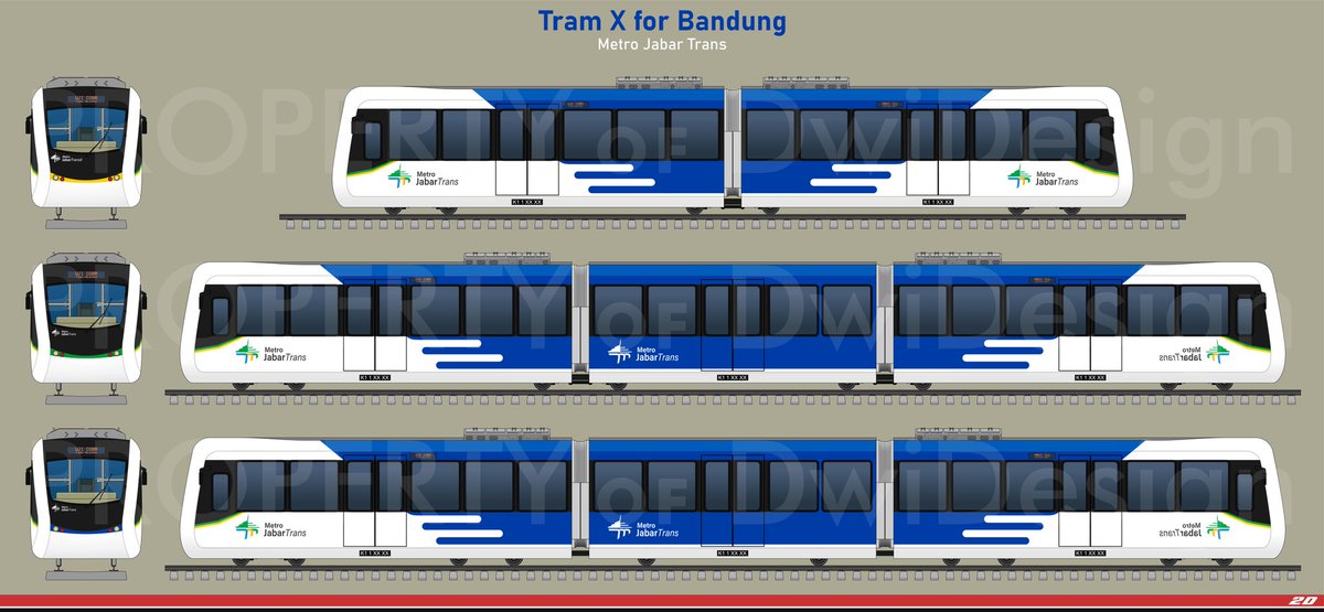 DwifaSetio's tweet image. Tram series X design if the tram service is combined with Trans Pakuan and MJT.
•
Unofficial design❗
#IndonesianRailways #Corel