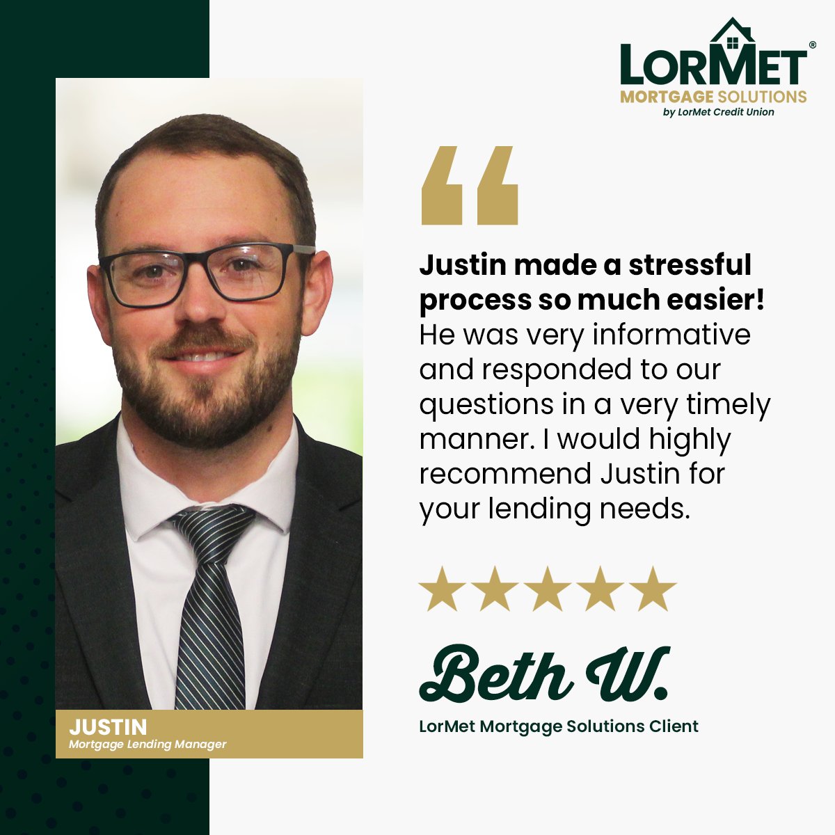 LorMetCU's tweet photo. We’re closing out 2025 by celebrating another LorMet Mortgage Solutions success story. Congratulations on your new home, Beth! Thank you for sharing your experience on Zillow. 🥳 https://t.co/EaVTpMXQVv