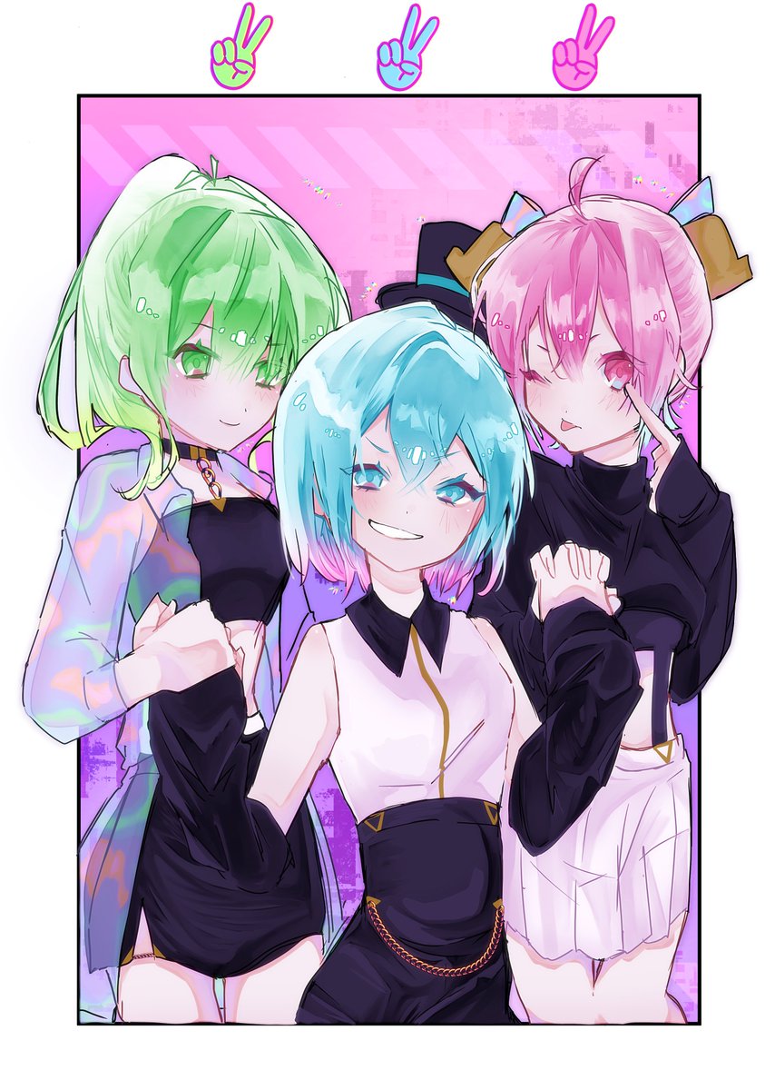 描き納めとげちゃ衣装のrbb
#RBB描いた  ✌️✌️✌️