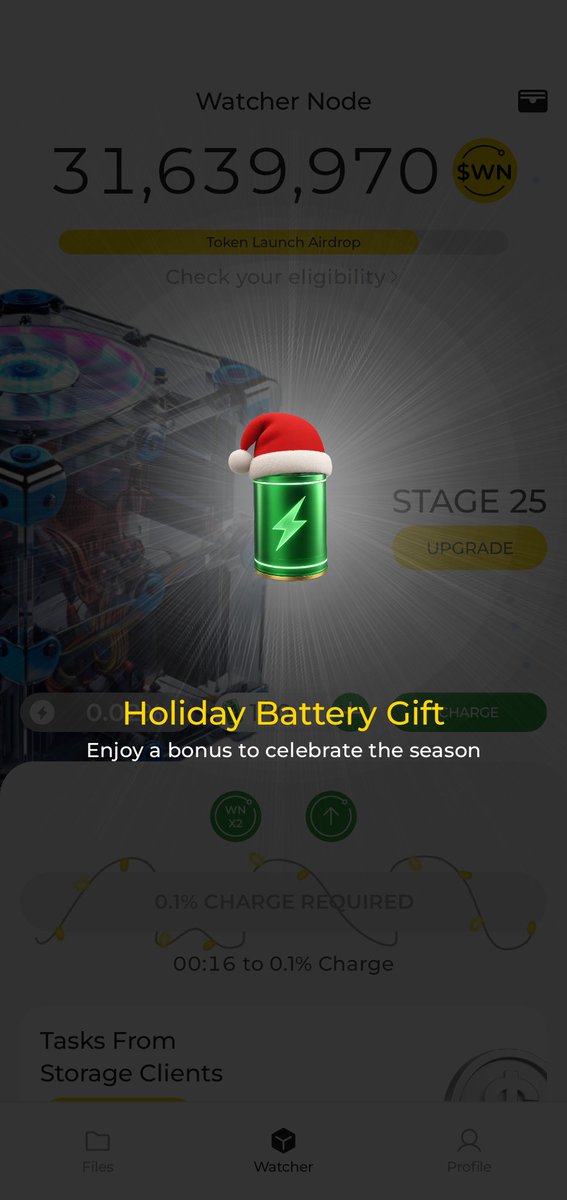 LePlanners's tweet photo. Just got my Holiday Battery Gift from DeNet!

Join me as a storage network validator and use this bonus to boost your Watcher Node’s earnings.

📱💰 Join with my link and start earning: https://t.co/JPfezd3jOd

Enter my code: 0x835b59a6f4fea890477460c1eeae7c4ae748fa20 https://t.co/5njjlbz5G0