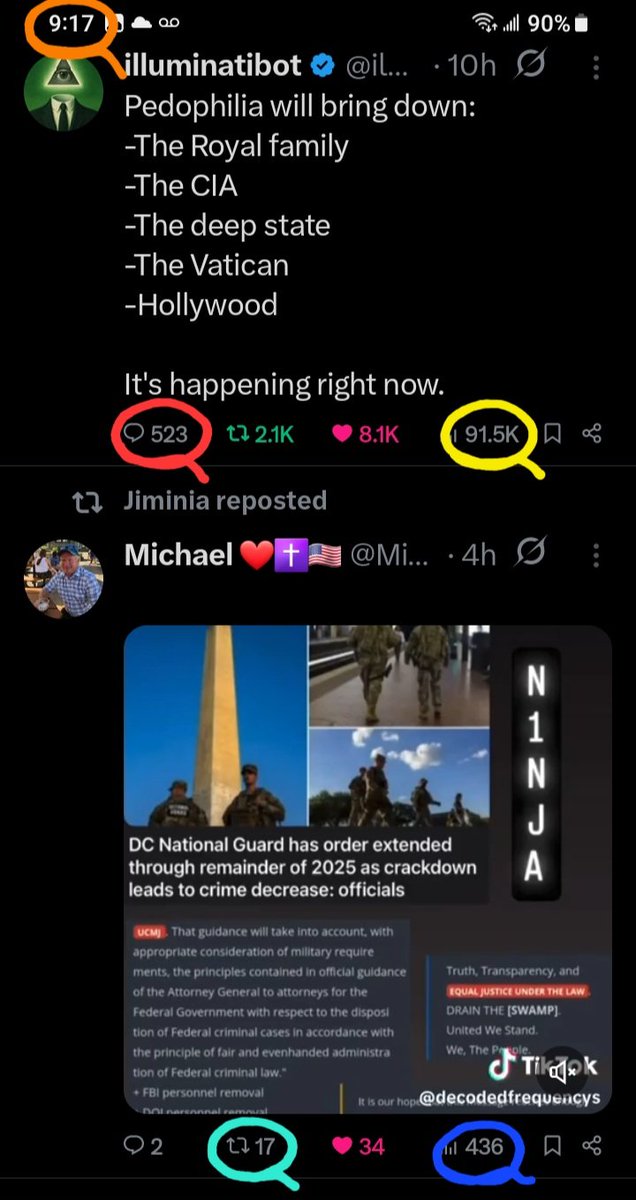 DeanDavis33's tweet image. 🐸1️⃣7️⃣ #Seventeen 🐇
9️⃣1️⃣5️⃣ #NineOneFive 
4️⃣3️⃣6️⃣ #FourThreeSix 
5️⃣2️⃣3️⃣ #FiveTwoThree 
🎰 #WhatAreTheOdds 🪽
9️⃣1️⃣7️⃣ #NineOneSeven