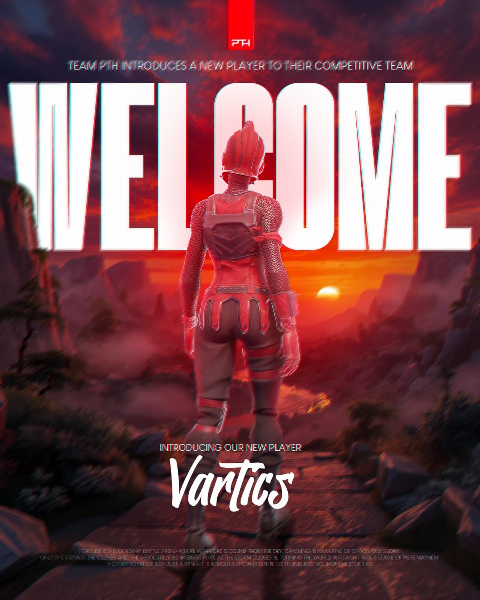 Welcome <a href="/varticsfn/">vartics.</a> 💯

#fortnite #competitive #PTHEsports