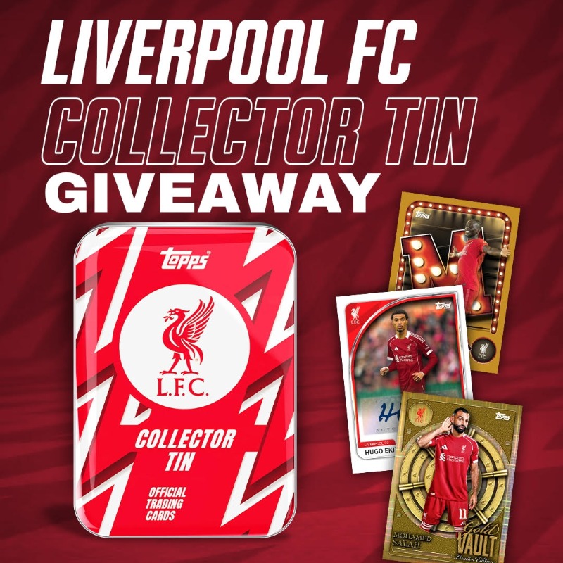 AnythingLFC_'s tweet photo. GIVEAWAY! 

Want a free TOPPS Premier League 25/26 Collectors Tin

- Follow @anythinglfc_
- Like &amp; Repost this post
- Tag a friend

Winner drawn 1/4/2026! @topps_uk @topps