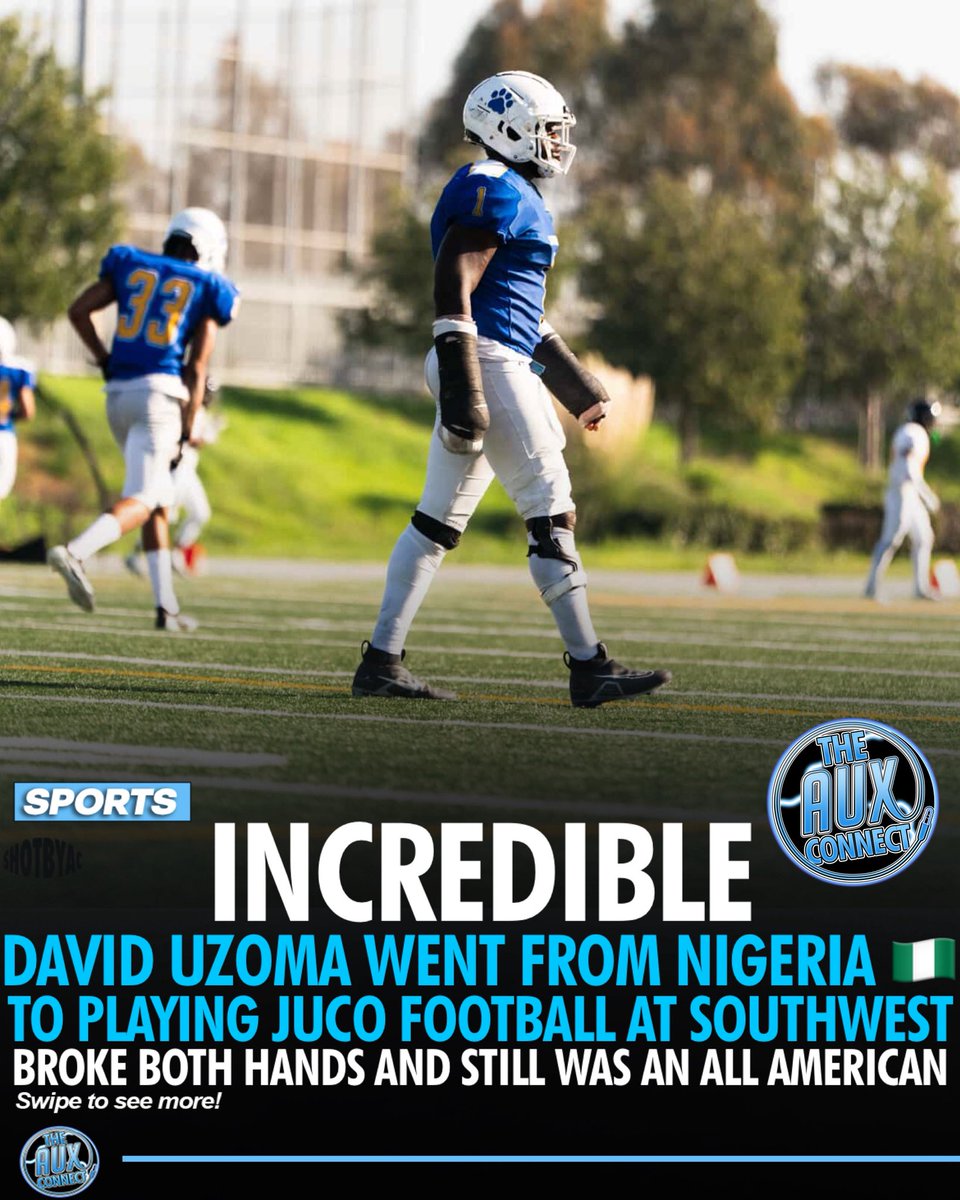 theconnectsport's tweet photo. David Uzoma @davidson_chima learned football late and still became DOMINANT.
5 sacks in his first game.
Broke his hand, played in a cast → 16 sacks, All-American.
Came back, broke BOTH hands, switched DE→DT, played in double casts → 12 sacks. https://t.co/P7kTKJjjlU