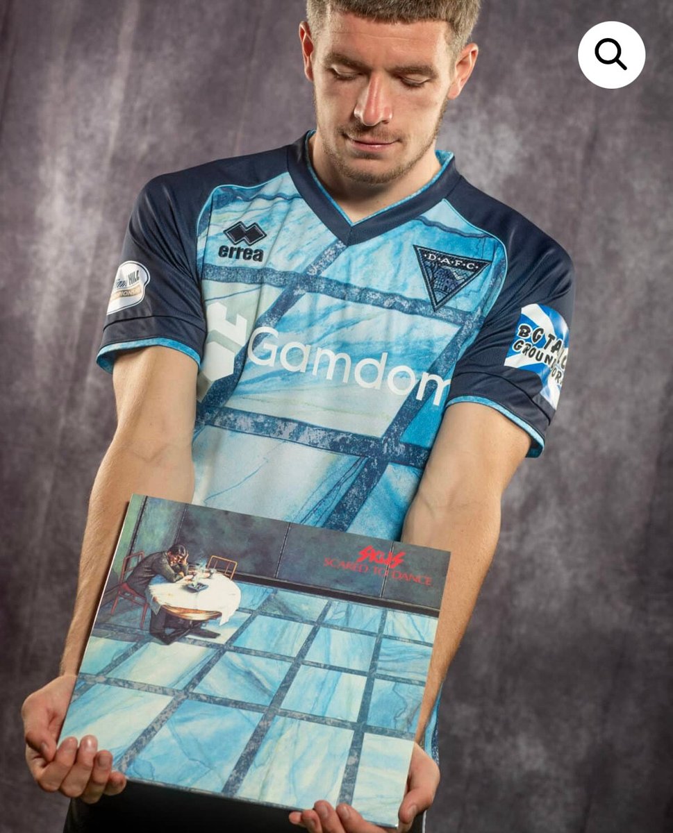 Liking Dunfermline's Skids-inspired shirt.