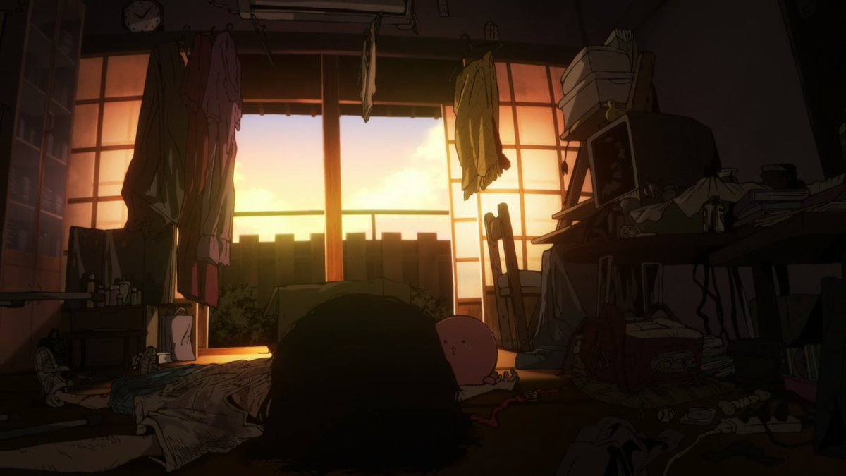 ParasiticEager2's tweet photo. to me Takopi was the most underrated anime of 2025 with consistent quality production https://t.co/DU2YldzsEt