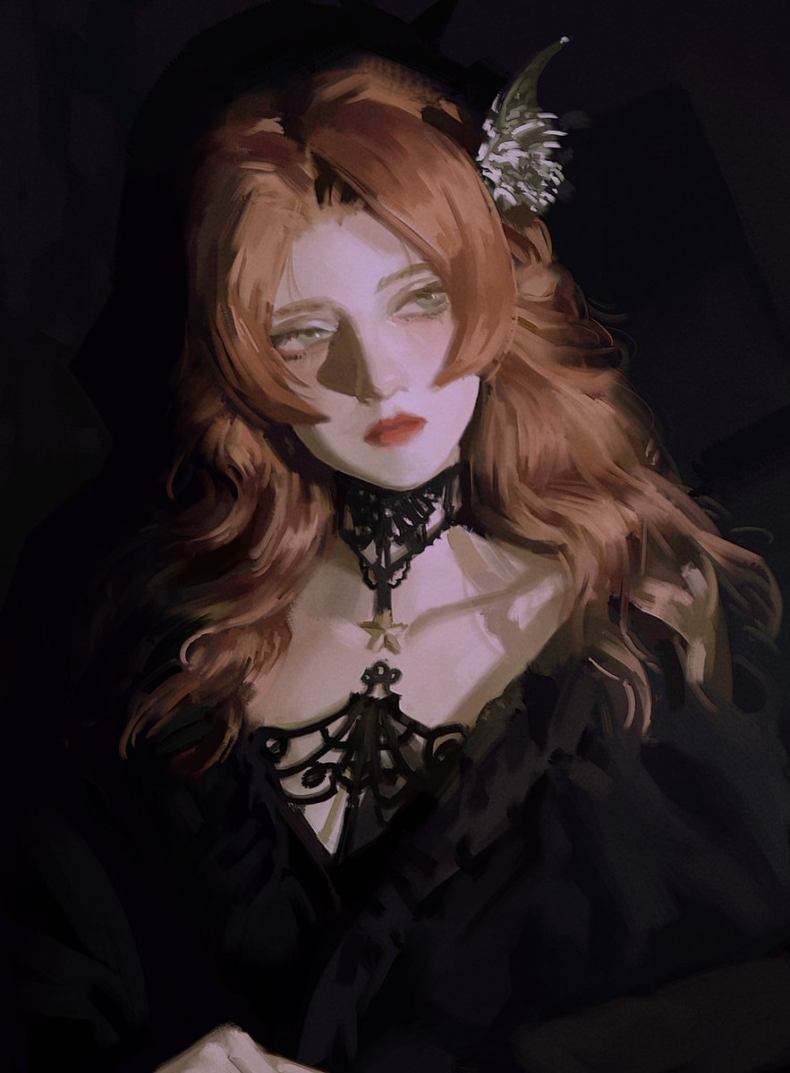 One of my first paintings this year vs. One of my latest.