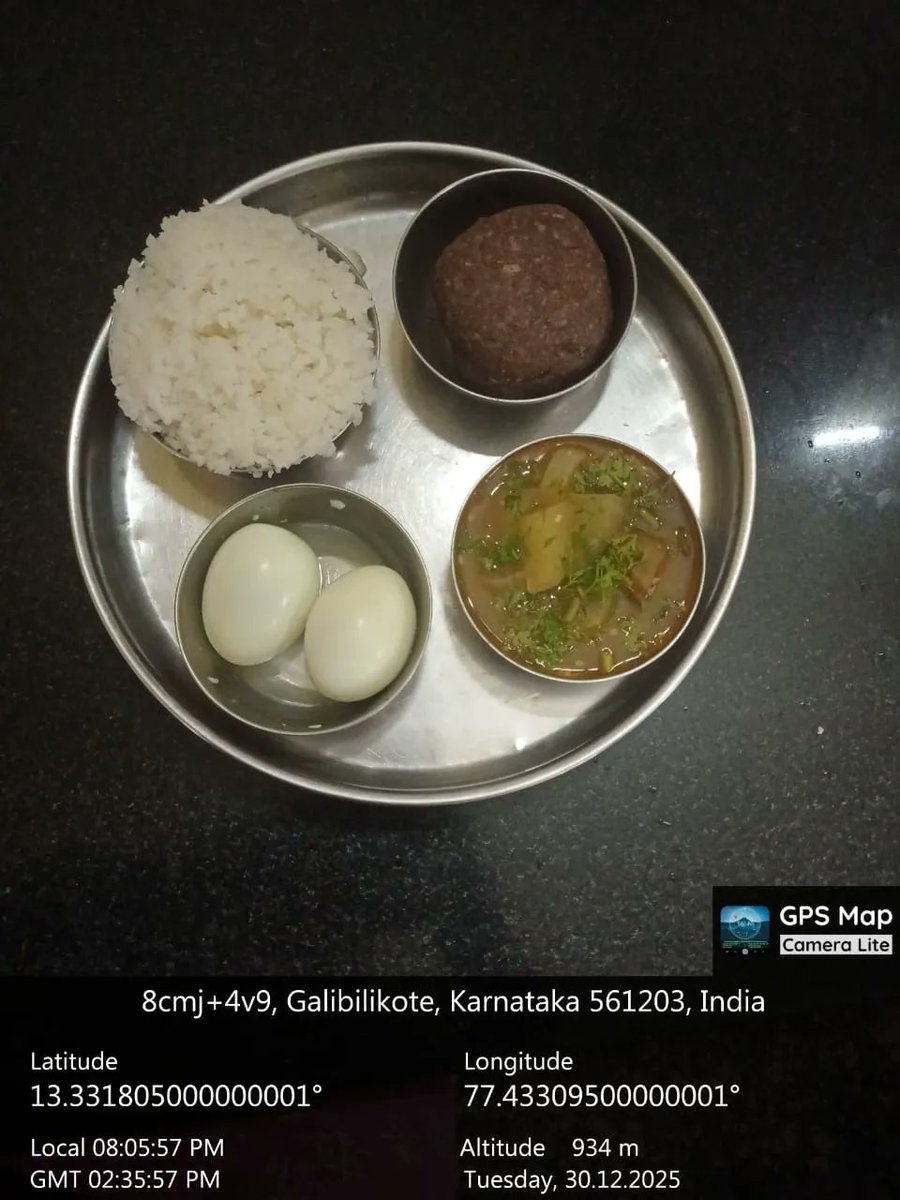 krcrs660's tweet photo. Today's Dinner for KRCRS MADESHWARA DODDABALLAPURA  #SocialAudit_SWDMeals #SocialWelfare_Karnataka https://t.co/2euFhB2msE