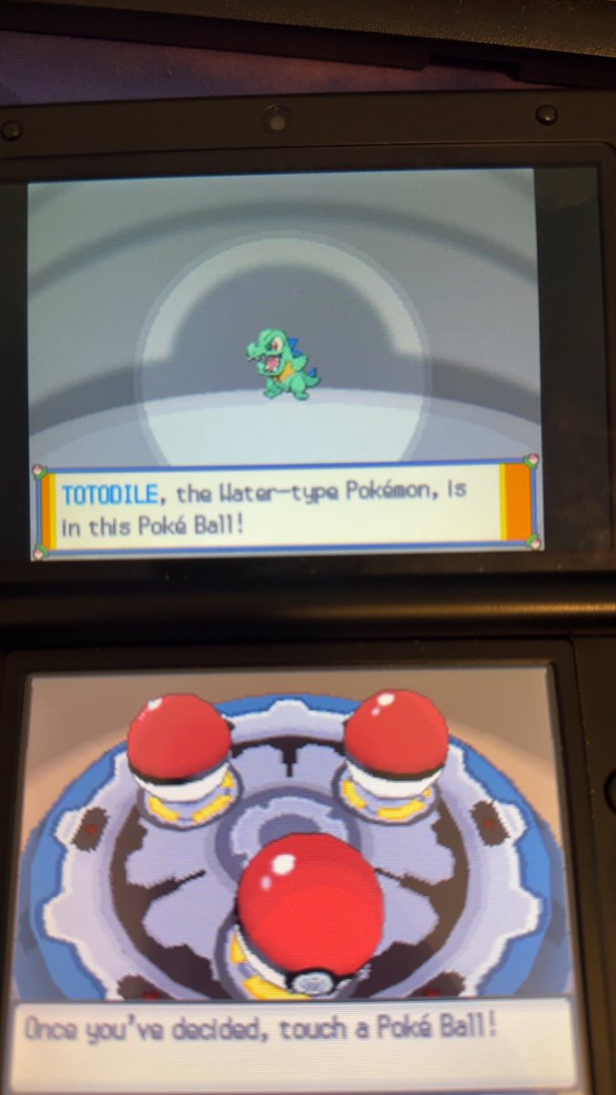 RazaDelta's tweet photo. @chuggaaconroy You inspired me to do a shiny hunt with the starters and only took me about 100 resets. Welcome to the team Shiny Totodile ✨ https://t.co/MwB9sdOzp7