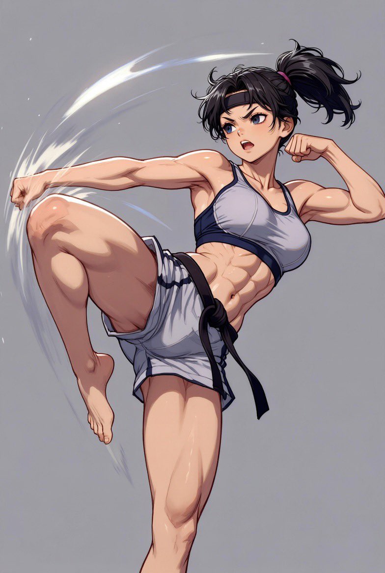 ABsGLs68's tweet photo. #AIart #腹筋女子 #筋肉娘
テコンドー女子 https://t.co/VFsz6wvPic