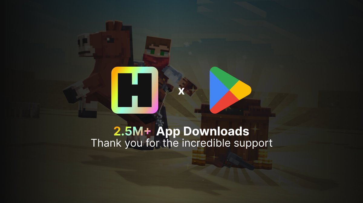 hytopia's tweet image. 2.5M+ downloads and counting on Google Play💚

Onwards🎮