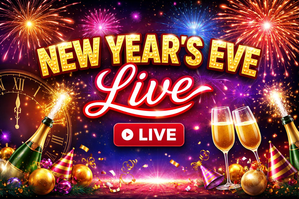vilalice1's tweet photo. 🔴𝗟𝗜𝗩𝗘 𝗦𝗧𝗥𝗘𝗔𝗠 New Years Eve 2025
📷𝐖𝐀𝐓𝐂𝐇 𝐋𝐈𝐕𝐄 ► https://t.co/GIi5br5abe
Today Watch your favorite event with the best streaming quality and interactive features that make the viewing experience even more exciting. #NewYearsEve #NewYearsEveEve https://t.co/kodKPkdl78