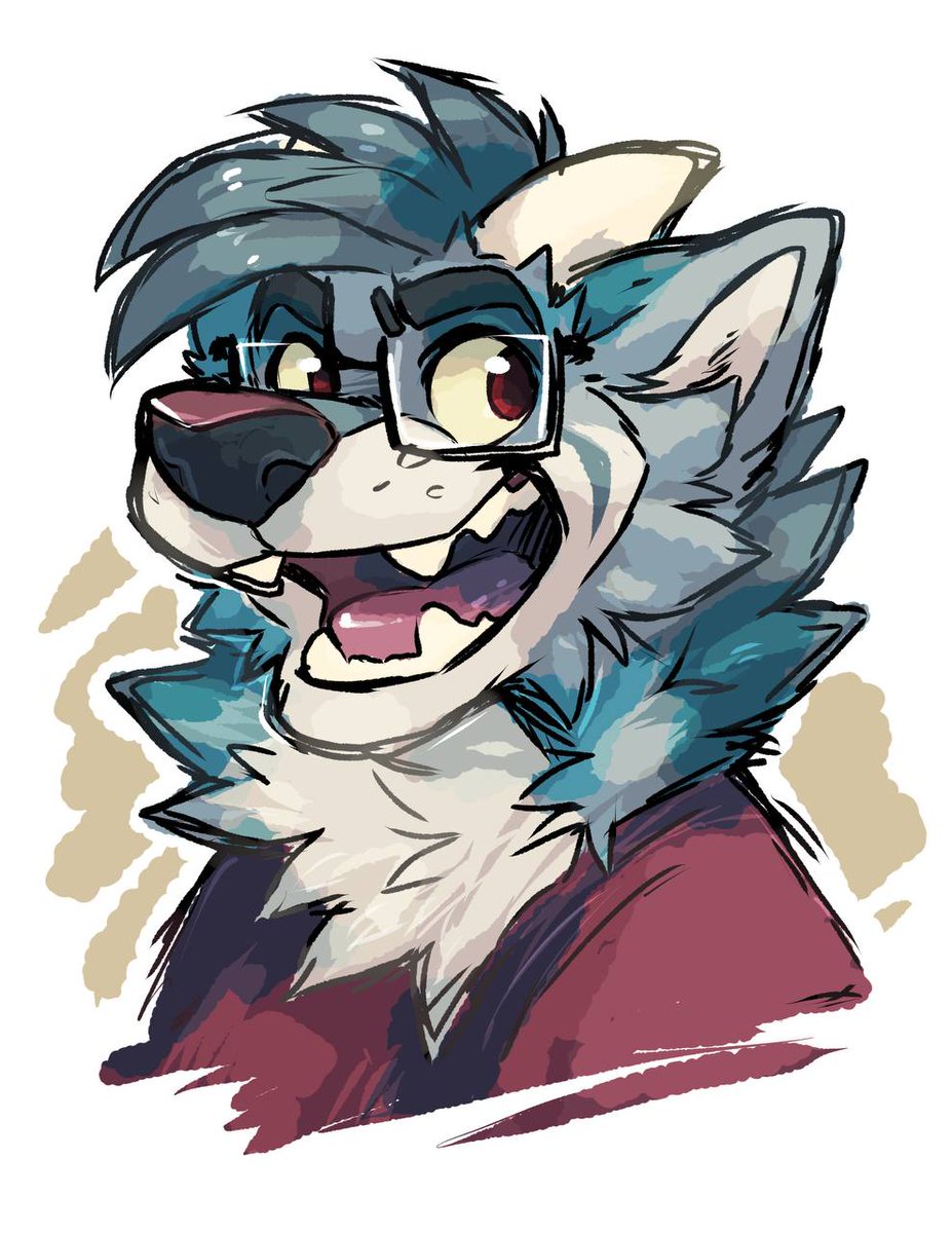 dirdwolf's tweet image. Comic pinup thing by @CherryB0X