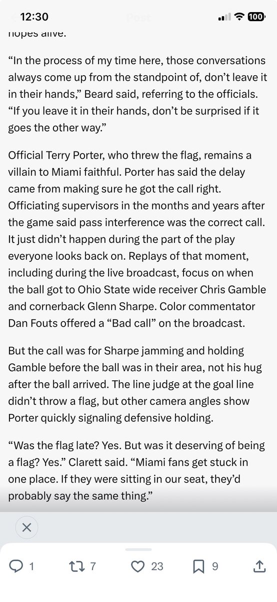 For all of those Miami fans who are still upset about the penalty 🤦‍♂️