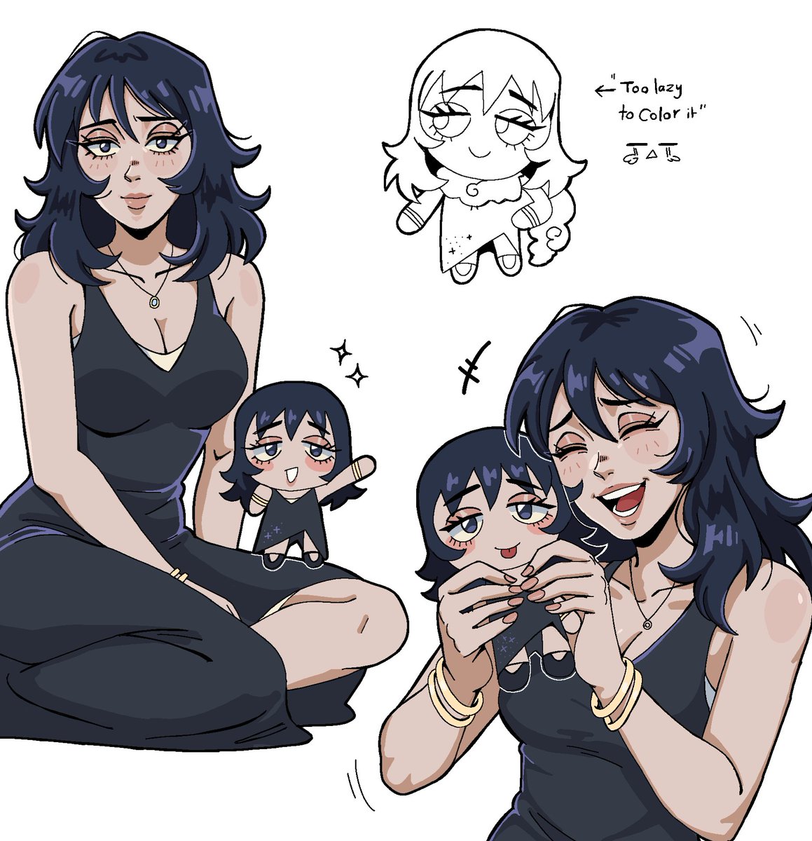 Gelass2002's tweet image. Now they both wear dresses.