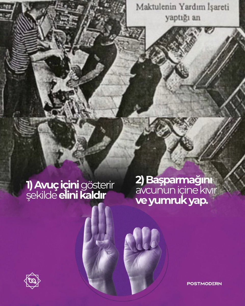 YARDIM ÇAĞRISI DETAYI • Tokat’ta Hatice Yalman’ın, katil Mustafa Koç tarafından motosiklet kazası süsü verilerek öldürülmesinin ardından önemli bir detay ortaya çıktı. Genç kadının, olaydan iki saat önce bir markette, dünya genelinde bilinen “sessiz yardım çağrısı” el işaretini