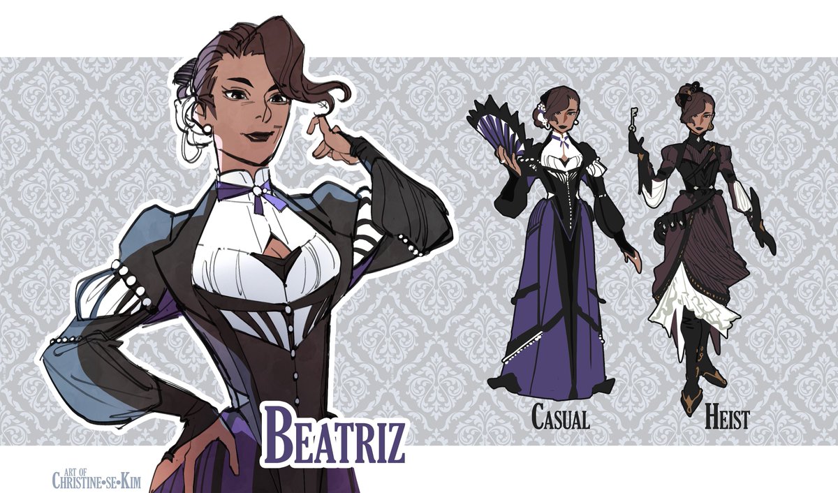 🌹 have you ever played blades of ilrien? 

here's my player character from when i tried playing it! i still love how her design came out~
#characterdesign #art #oc