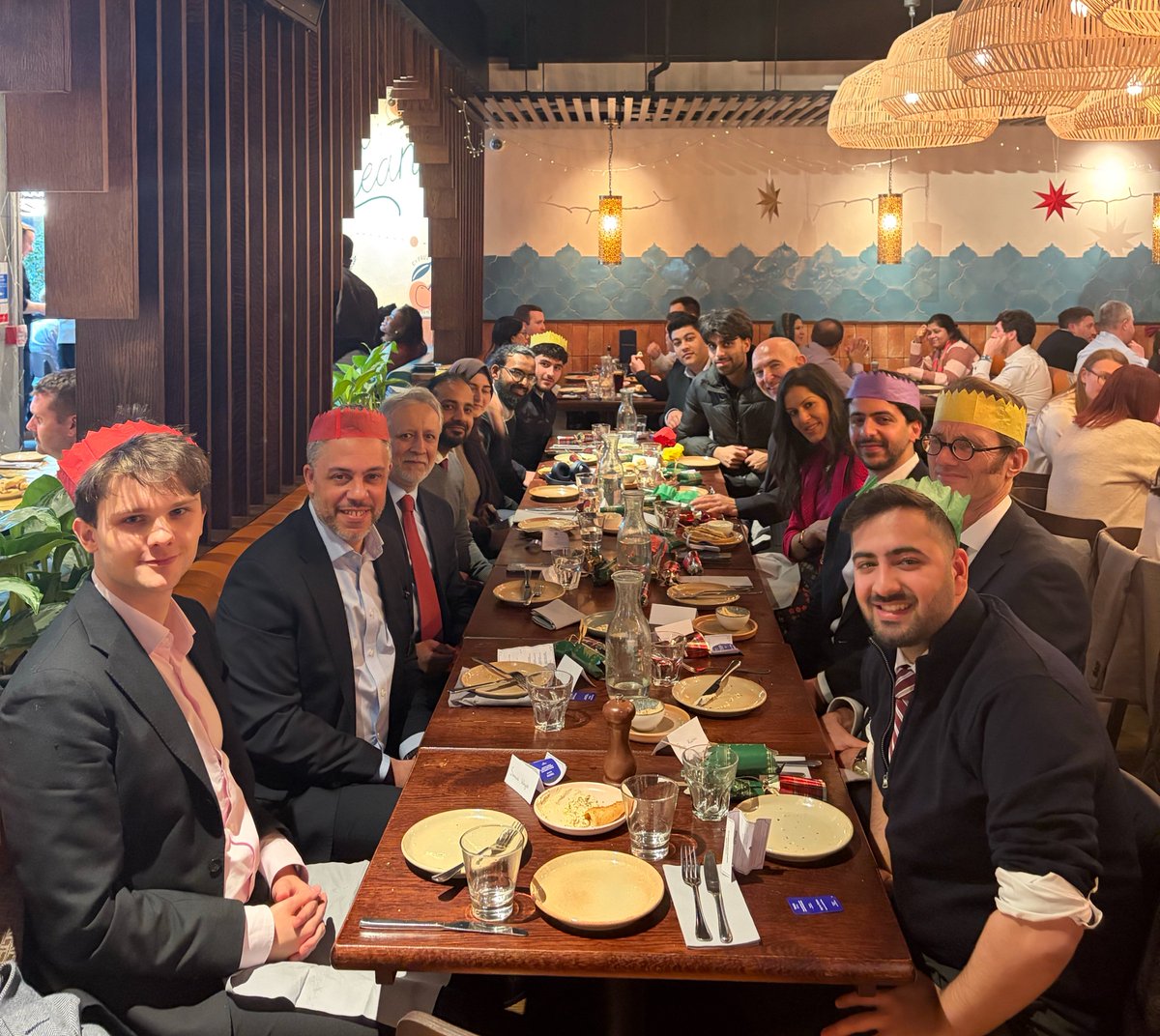 wtshansuke's tweet photo. Celebrating 2025 with food, laughter, and our incredible team at our festive social at Canary Wharf. Their dedication and collaboration shape not only our work, but the culture behind it. Here’s to 2026! 🎄✨ https://t.co/Q4P39TY4WG