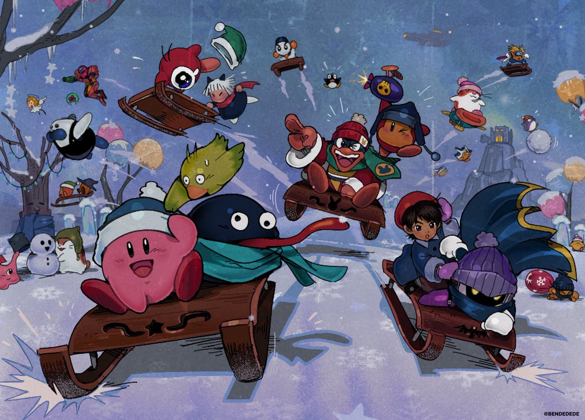 Sled Race in Dream Land (Kirby)