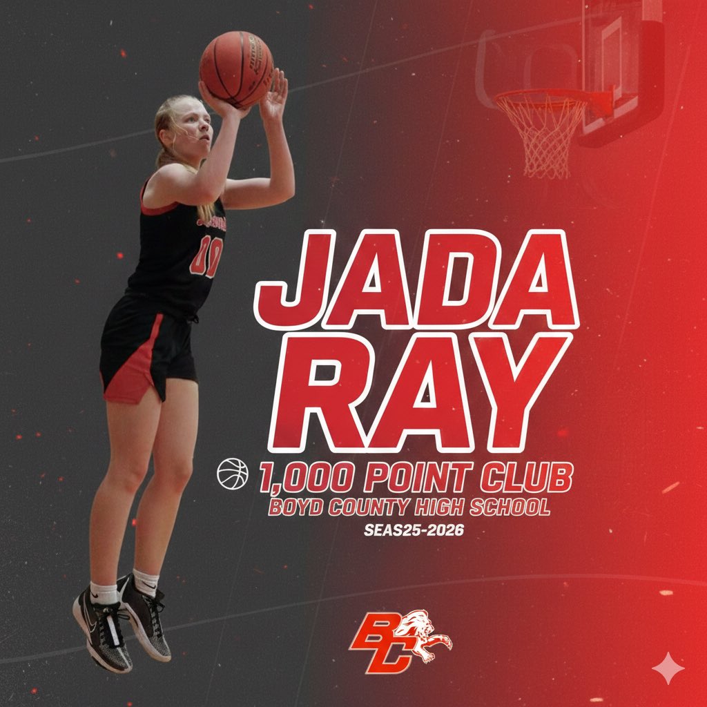 tristpridebball's tweet photo. Big congratulations to TSP 2027 Jada Ray on becoming apart of the 1,000 point club. Jada is now among some of the talented BC Lady Lions that came before her. #1kpoints #MilestoneMoments #tspfam🦁 https://t.co/6UZeG2HFQI