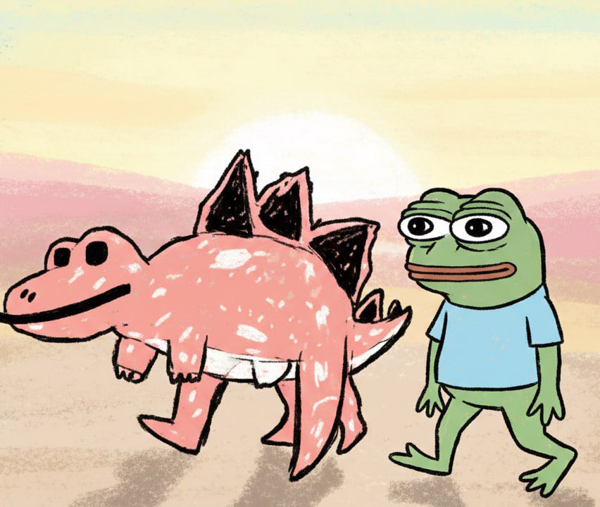 SpikeDinoEth's tweet photo. $SPIKE the dinosaur has one of the best narratives in crypto being the FIRST ever Matt Furie drawing and known dinosaur from 1984.

 We will continue to grow and hit new milestones, this is only the beginning!🦖

#SPIKE #ETH https://t.co/OM9KLVDPBd