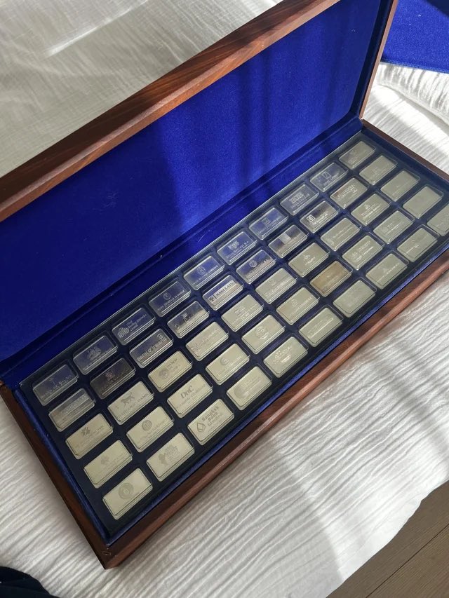 GodsBurnt's tweet image. Found this box filled with Silver in my grandpas office 10 years ago. 

My wife told me we should sell it so I kept it and gave her $500. 

Today I sold them to my friend for $4,000. 

I’m deciding if I should tell my wife I kept them and take her out or to keep it for myself.