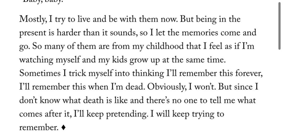 How Tatiana Schlossberg ended her New Yorker essay only a few weeks ago…