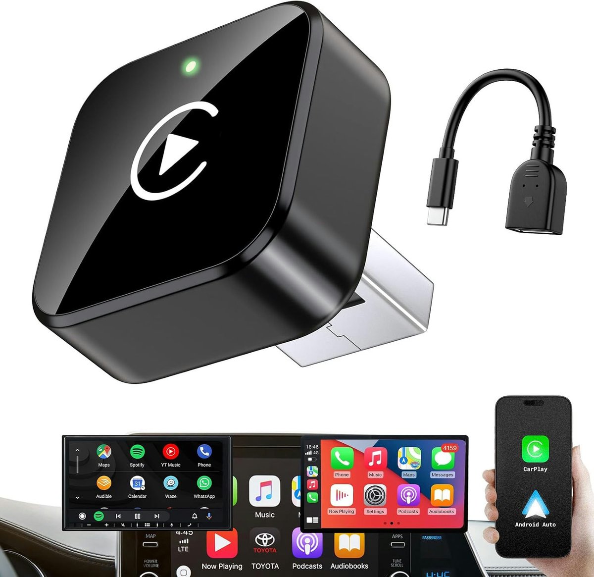 FatKidDeals's tweet photo. Wireless CarPlay Adapter $18, reg $54.99!
- Code X3MJD6GC
https://t.co/Fno1jIhpS0

Roomba Vacuum and Mop Combo for $62.35!!
https://t.co/gDY91UQjgD https://t.co/vZPm9Fxsvp