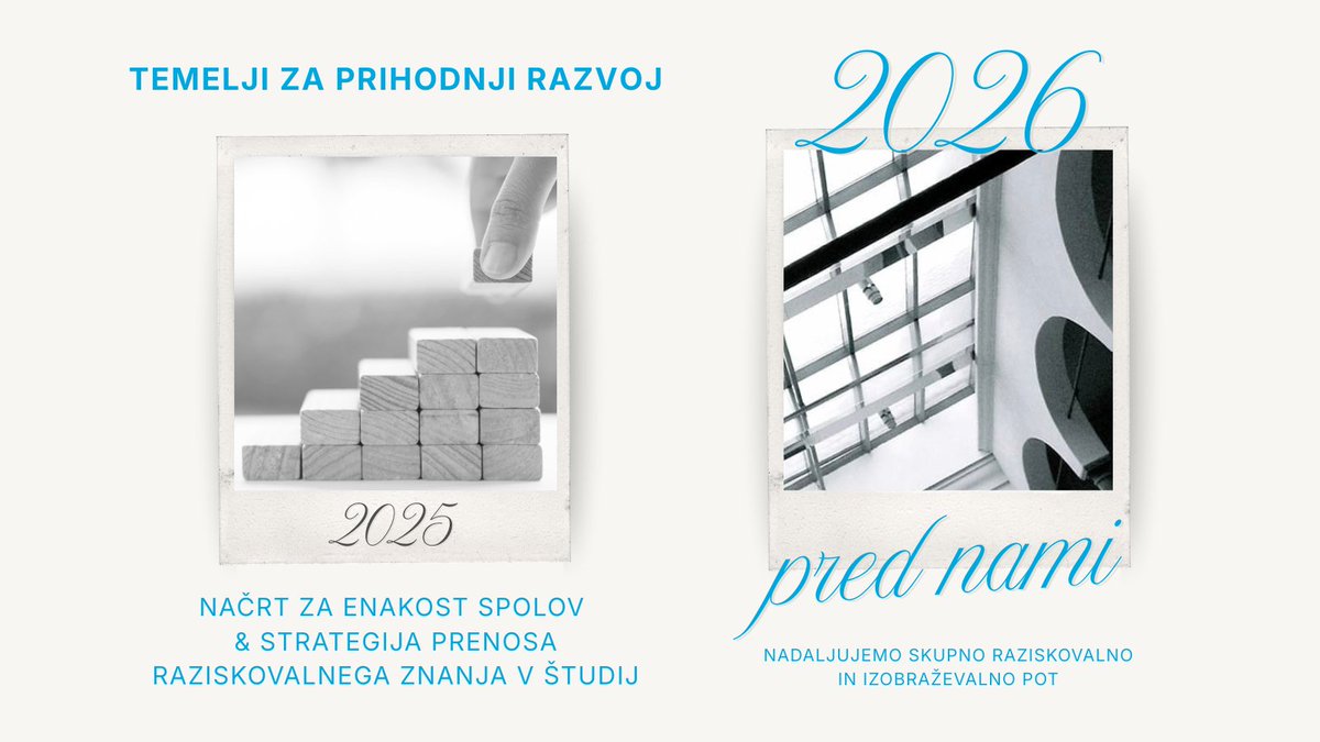Ob koncu leta 2025 se na Podiplomski šoli ZRC SAZU oziramo na leto pomembnih razvojnih korakov, skupnih prizadevanj in dosežkov, ki krepijo naš raziskovalno-izobraževalni prostor.

Z jasno vizijo vstopamo v leto 2026. 🚀✨