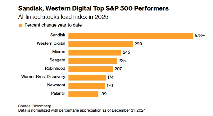 🚨 INVESTING : "Le migliori performance del S&P 500 nel 2025: scopri i top performer!"