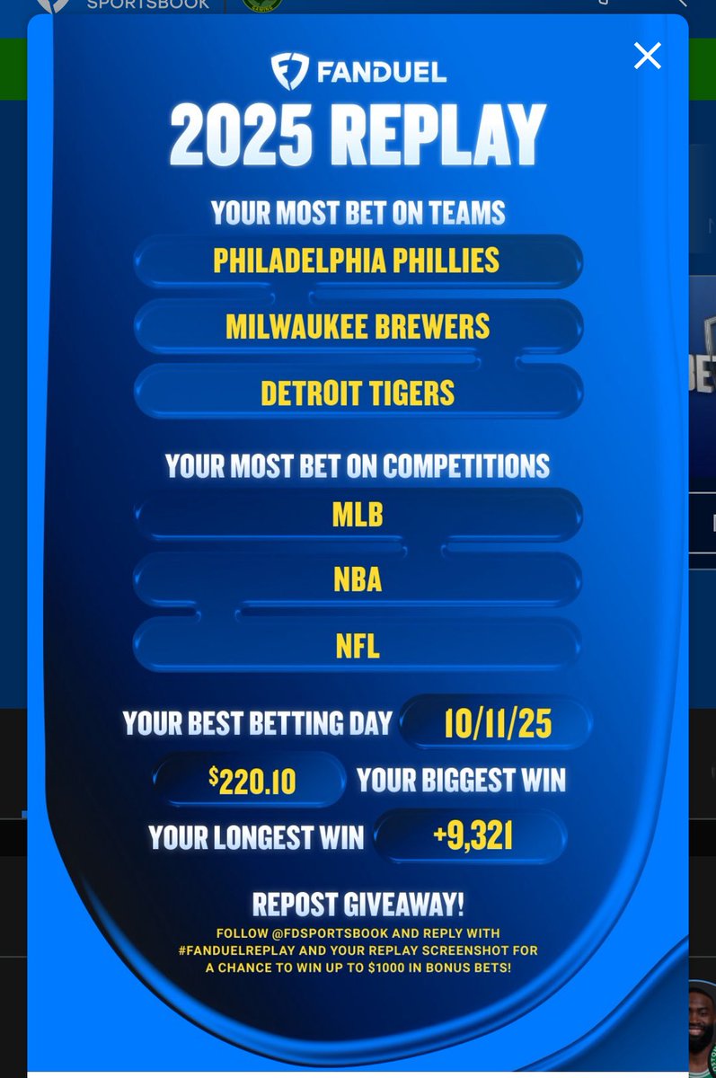 #FanDuelReplay
