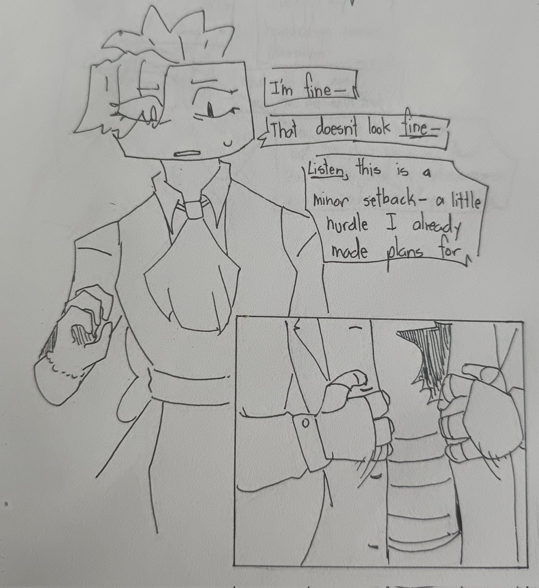 Lazily_Artistic's tweet photo. Had this comic idea for SaunteringMoon's au for a few days and I finally got to draw it
#dandysworld #microtissues #cleanscreen #dandysworldtisha #DandysworldVee https://t.co/XC2zOiDeVH