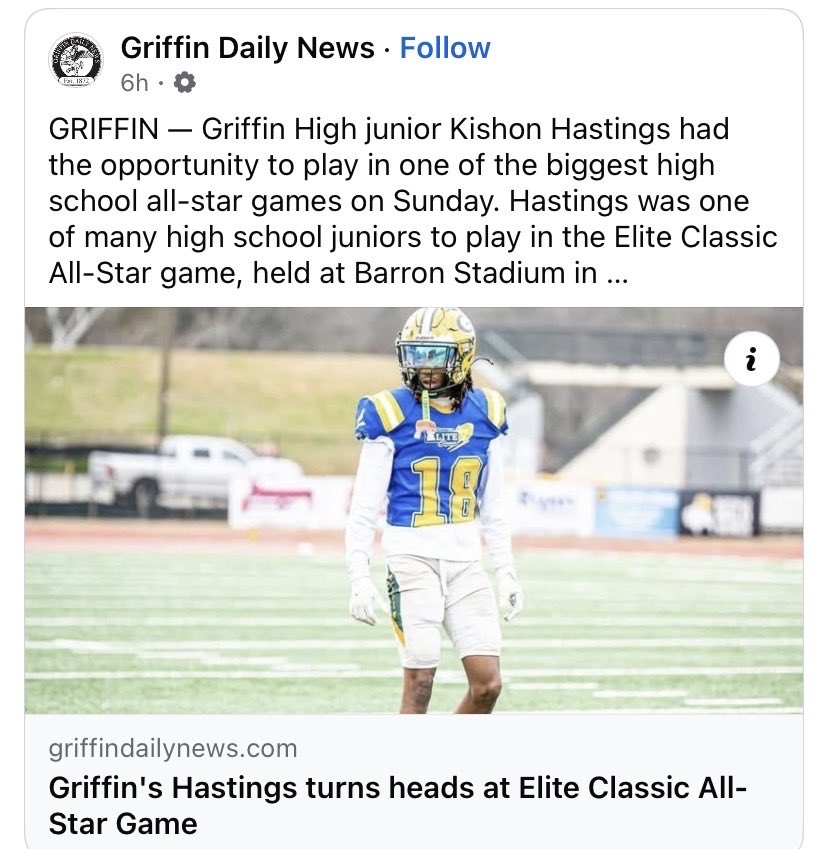 Griffin High Football tweet media