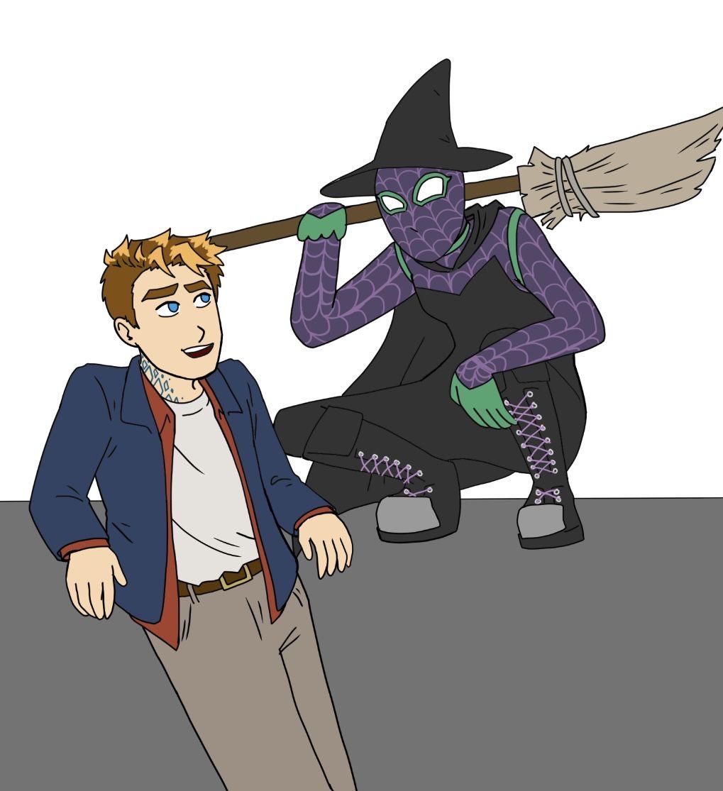 Fun SpiderWitch AU thing