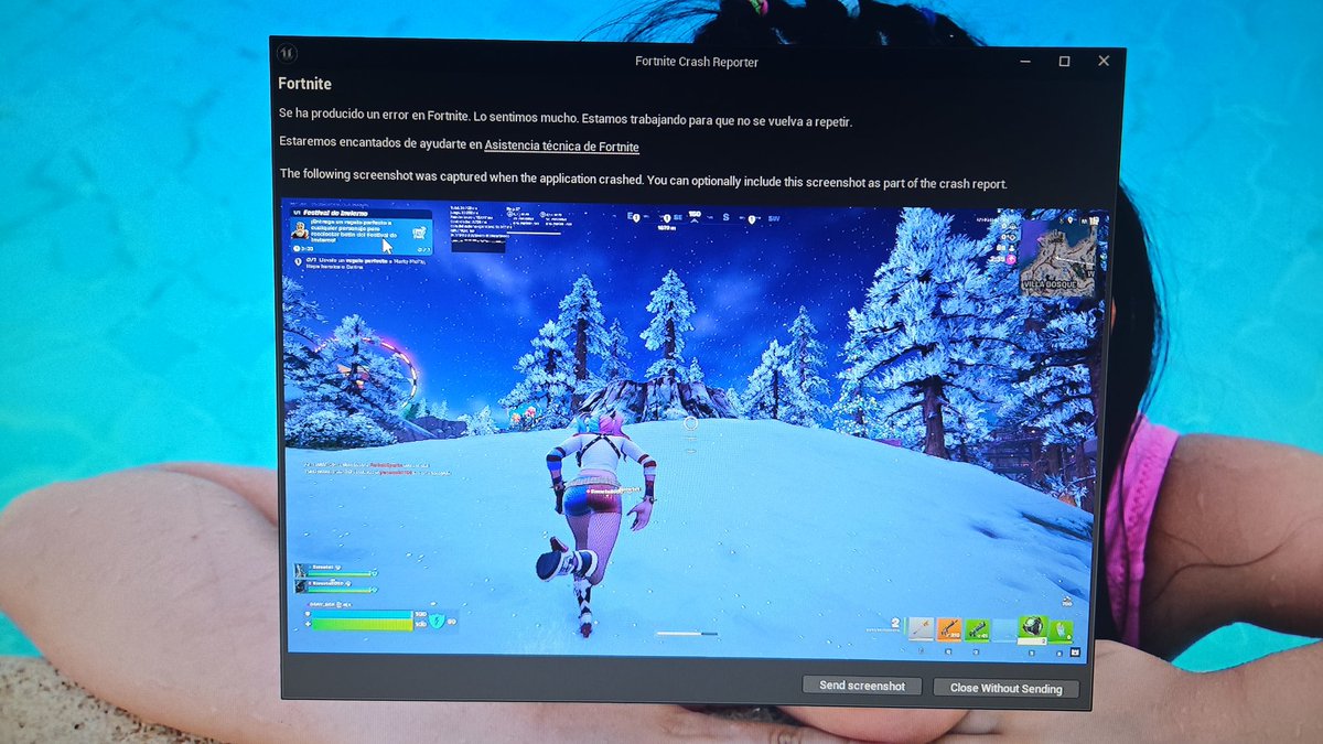 DVilarrubla's tweet photo. @FortniteStatus hola me expulsan cada vez que inicia la partida https://t.co/MfusXDQ1xb
