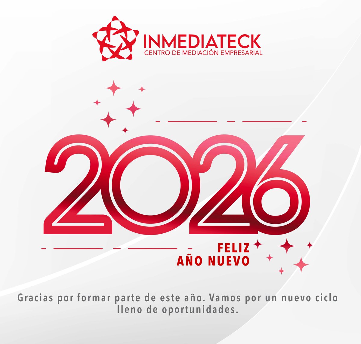 🎉 Que el 2026 nos traiga nuevos impulsos, decisiones acertadas y oportunidades para seguir creciendo.
Desde Inmediateck te deseamos equilibrio, buenos resultados y soluciones que acompañen cada desafío.
Gracias por elegirnos y permitirnos ser parte de tu camino
#Inmediateck