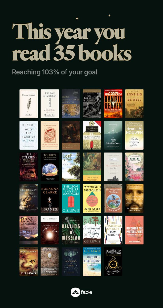 WarrenRayburn's tweet photo. My 2025 goal was to read a book for every year I’ve been alive. We are spoiled to have access to every kind of book at a moments notice. https://t.co/TA09793zRa