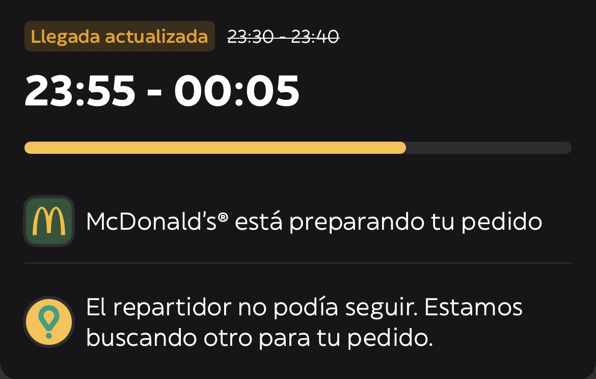 _Lamininho's tweet photo. ¿Os ha pasado alguna vez esto con @Glovo_ES ? https://t.co/8e14s4N9EJ
