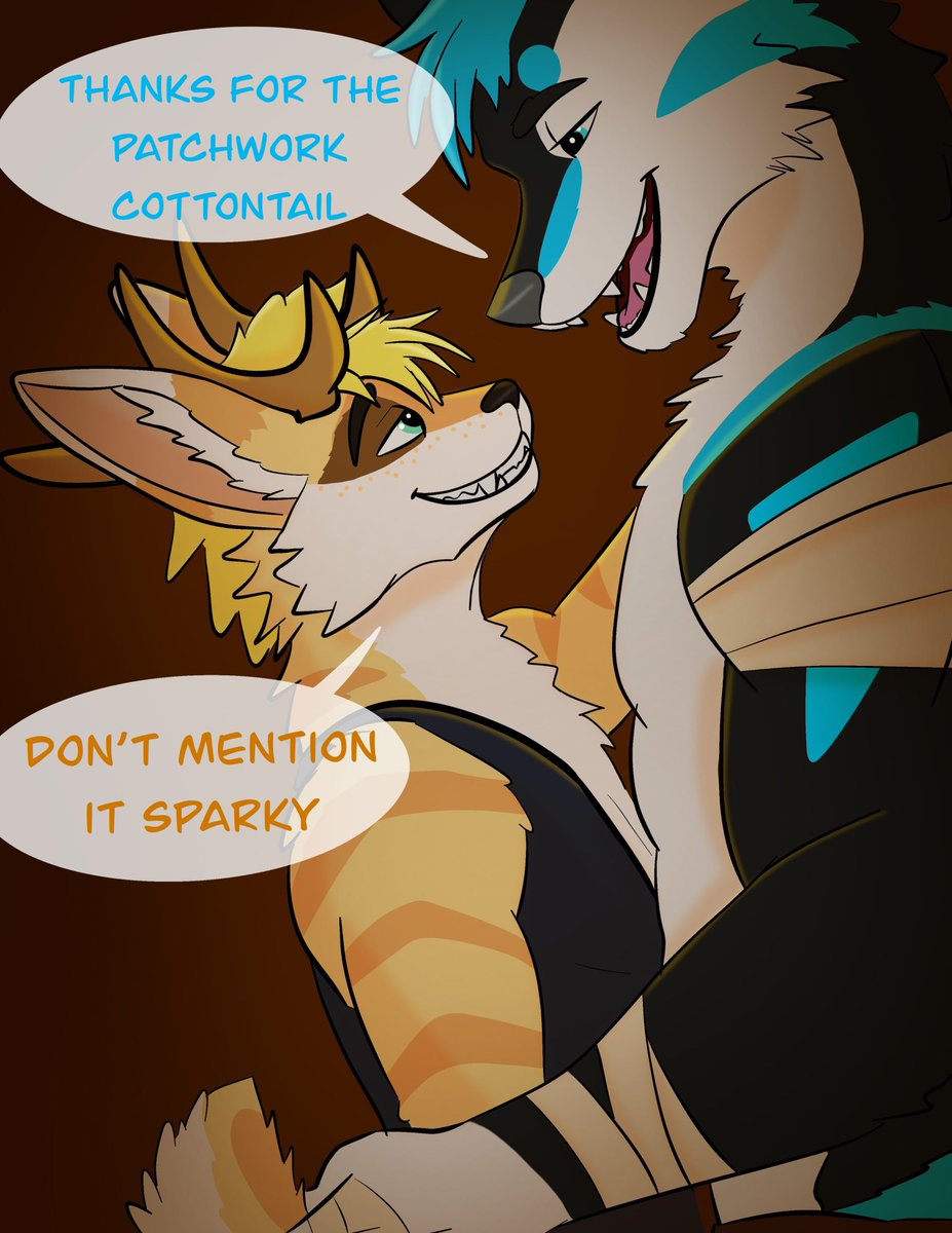 Bandit bandaging up Raiden after their last mission.
#furryartwork #furryart #furry #furryartist