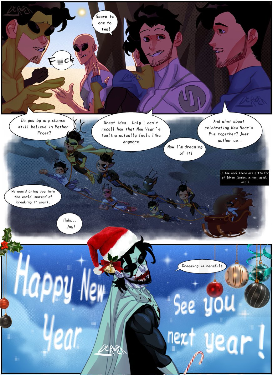 dt___ralph's tweet photo. – 🎆🌲HAPPY NEW YEAR🎄🎇
#ЯГОЛОДЕН #IMHUNGRY #invincible #VariantsMark #invinciblecomic
#HappyNewYear2026
#SinisterMark #MohawkMark #PrisonerMark #FullMaskMark #ViltrumiteMark #OmniMark #PrisonerMark #TargetMark https://t.co/4pJ9LdqUdx